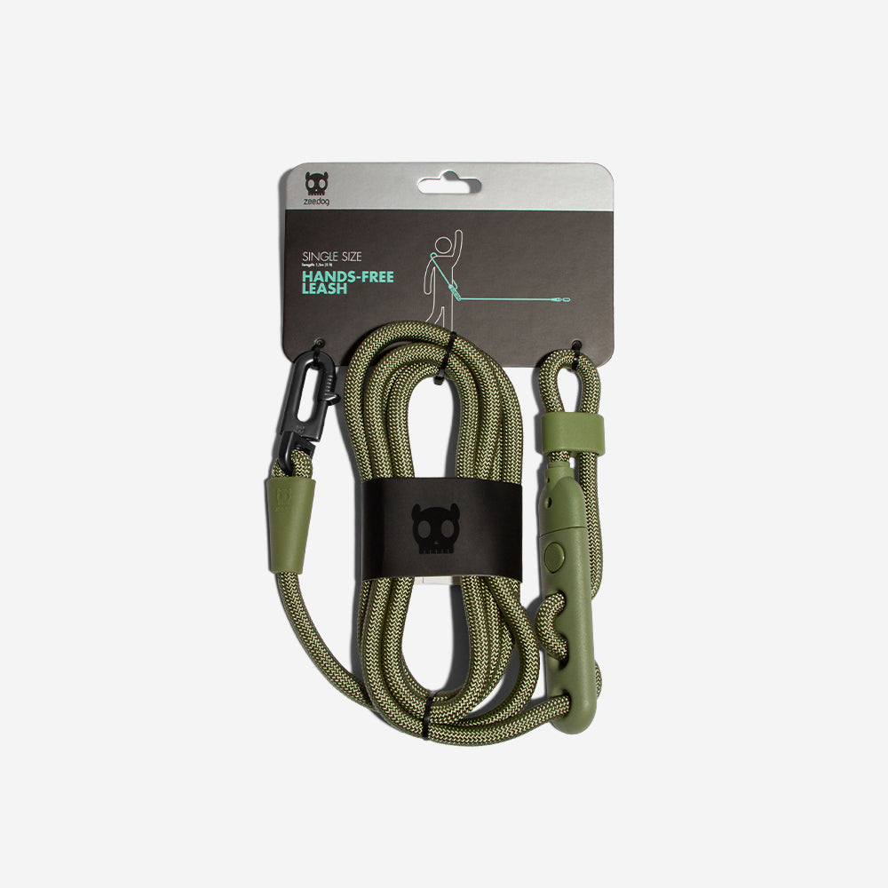 Correa Hands-Free para Perros Army Green